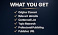 publish niche relevant guest posts
