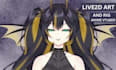 draw and rig 2d vtuber model, live2d vtuber, live2d rigging, vtuber design