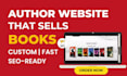 design a wix author website that sells your book and builds your reader base