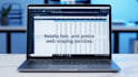 scrape a website and return the results in a desirable format