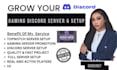 promote and setup your rust, minecraft create dayz, fivem gaming discord server