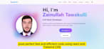 build a modern responsive website using HTML CSS  tailwind and react js
