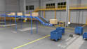 create 3d conveyor, pneumatic conveying, and asrs animation
