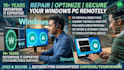 repair, optimize, and secure your windows PC or laptop remotely