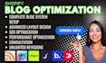 setup shopify blog system dropinblog shogun ecomposer zeno hypervisual optimizer