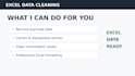 do excel data entry, data cleaning, and duplicate removal