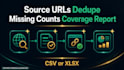 deliver source tracked public business data in CSV or excel