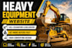 design high converting heavy equipment website for construction machinery sales