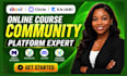 setup circle so circle online course circle online community circle so website