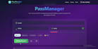 build a professional react js password manager web application