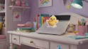 design cute bird stickers with captions