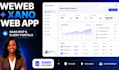 build a weweb web app or saas mvp with xano backend