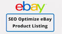 write SEO optimized ebay product listings for dropshipping