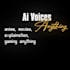 ai voice editing for all characters