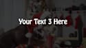 create a dog christmas video greetings