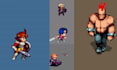 create high quality 8bit 16bit pixel art character animations sprite sheets