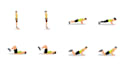create custom gym exercise illustrations and lottie animations