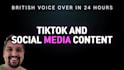 record a professional british male voice over