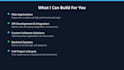 develop professional custom software and full stack web applications