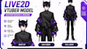 create live2d vtuber model or rig existing vtuber avatar