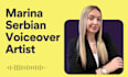 record serbian female voice over