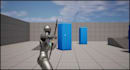 create a simple melee or ranged combat system in unreal engine