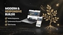 design and develop a professional website on wordpress squarespace shopify