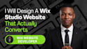 design minimalist wix landing page website for your business