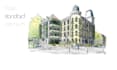 draw architecture or cityscape in watercolor