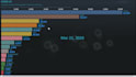 develop interactive charts, animated timeline of data