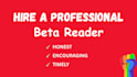 beta read, alpha read romance fantasy developmental edit non fiction book