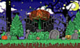 create halloween pixel art characters, pixel art animation and spritesheet