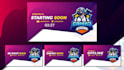 make animated twitch brb, starting soon, offline screens