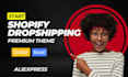 create shopify dropshipping store website, shopify website design or redesign