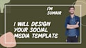 design professional canva instagram template, logo and post
