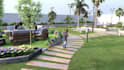 design your garden, backyard,patio, landscape and render 3d