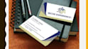 design business card with bleed