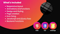 fix any bugs in HTML CSS javascript and PHP code