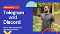 be a telegram or discord community manager, mod, cs agent