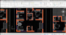 design architectural floor plan, house plan using autocad