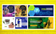 create 30 professional social media post designs