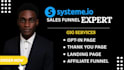build sales funnel in systeme io, clickfunnels, gohighlevel funnel, ghl website