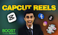 create instagram, tiktok and social media reels using capcut