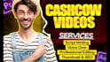 be cashcow video editor and faceless youtube channel