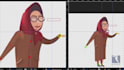 create an full body rig 2d character animation video