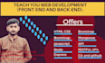 teach you HTML CSS javascript react node express mongodb postgresql and API