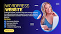 design clean and responsive wordpress website