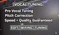 do vocal tuning and pitch correction using melodyne studio quality