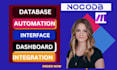build nocodb database, nocodb automation, nocodb integration with make