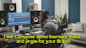 compose jingle or advertisement music for your brand